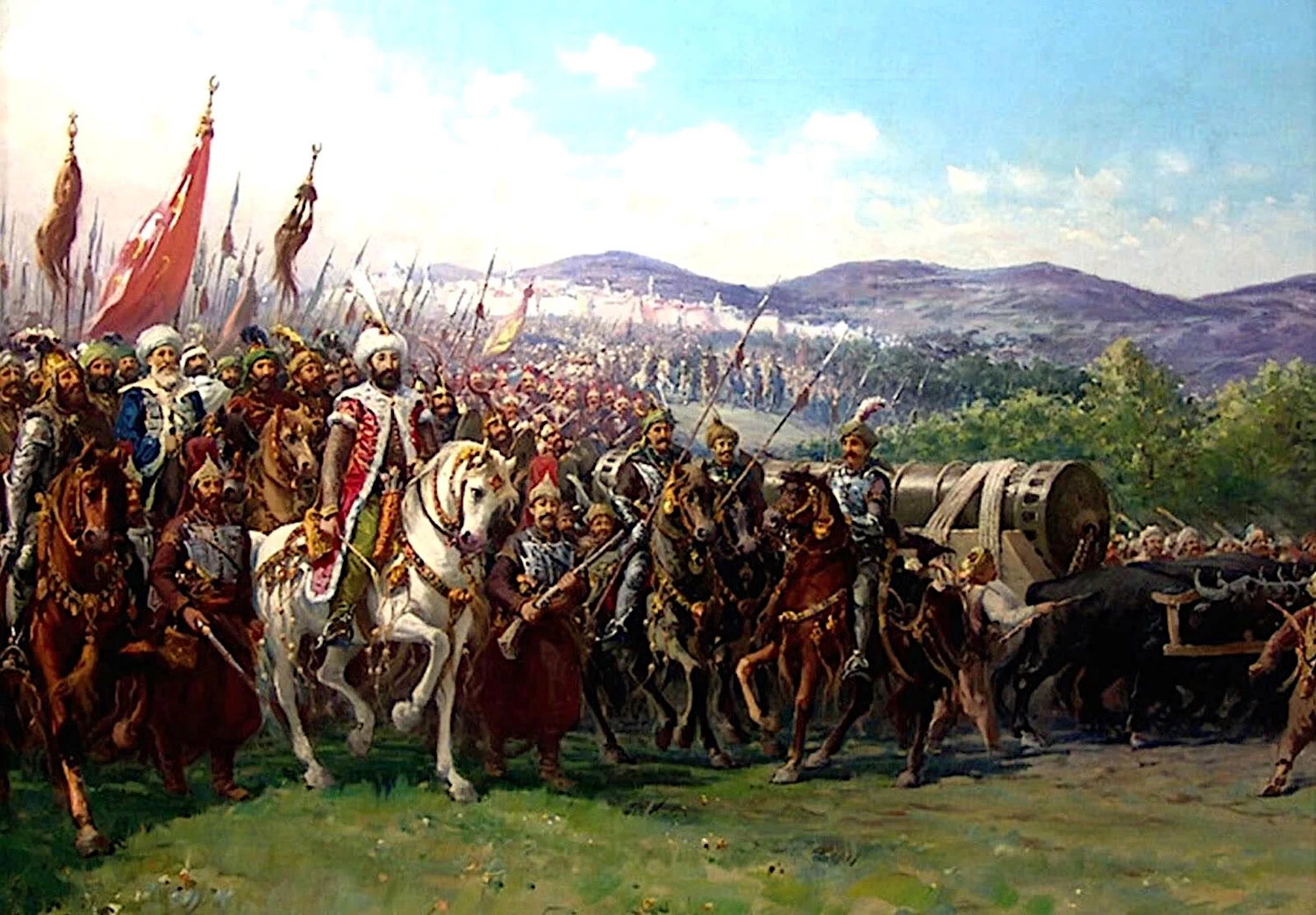 Mehmet II conquista Costantinopoli - Dolmabahçe Sarayı , Besiktas